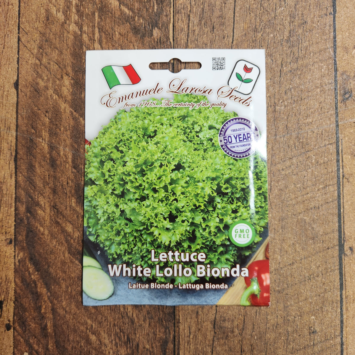 White lettuce 'Lollo Bionda'