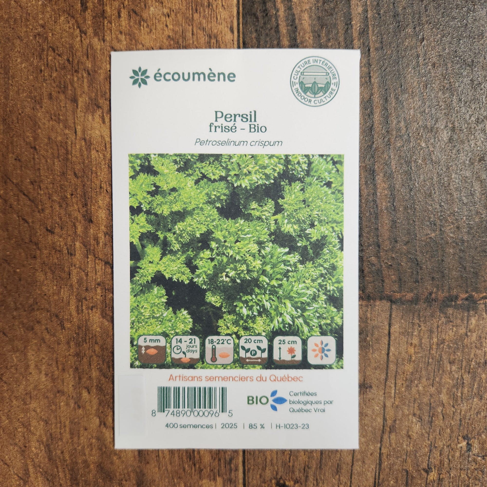 Organic curly parsley