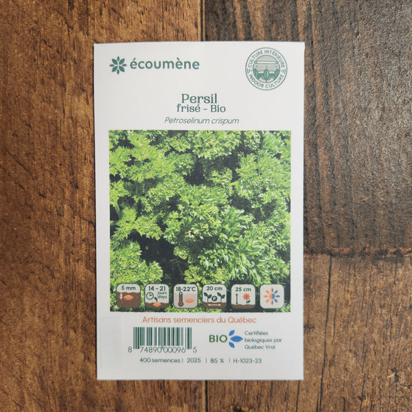 Organic curly parsley