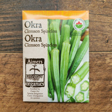 Organic 'Clemson Spineless' Okra