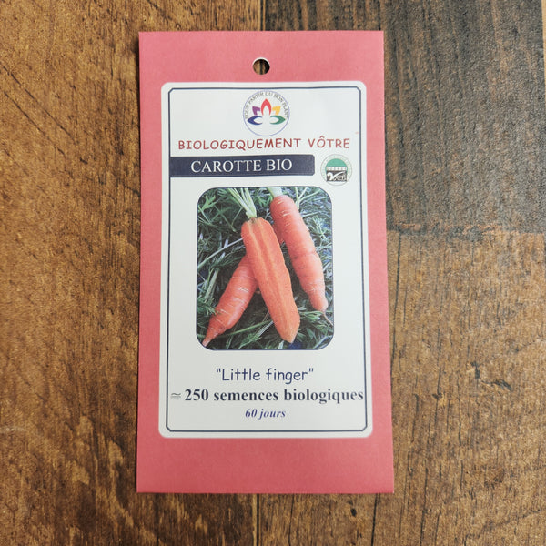 Carrot 'Little finger' organic
