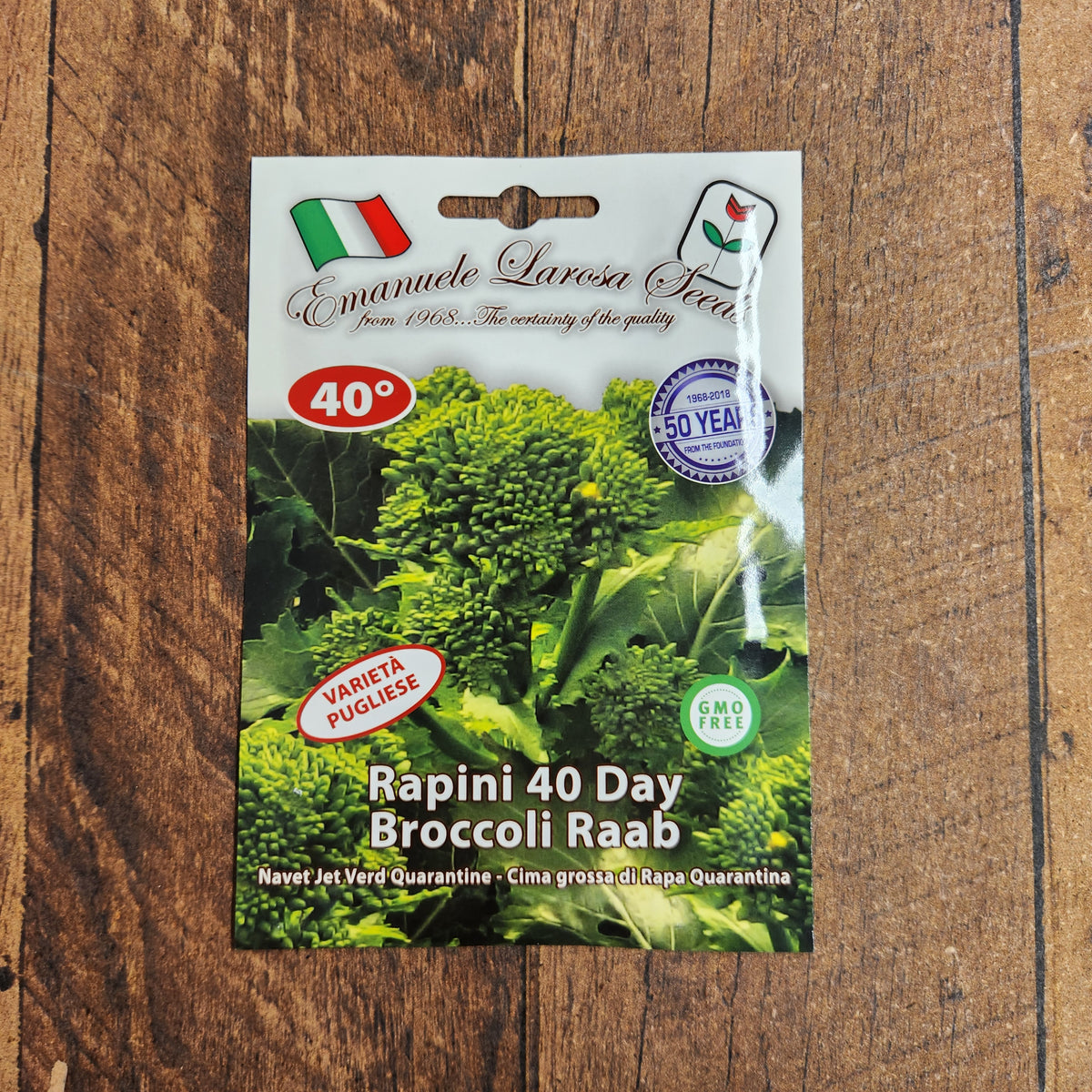Broccoli 'Broccoli Rabe Quarantina' (40 days)