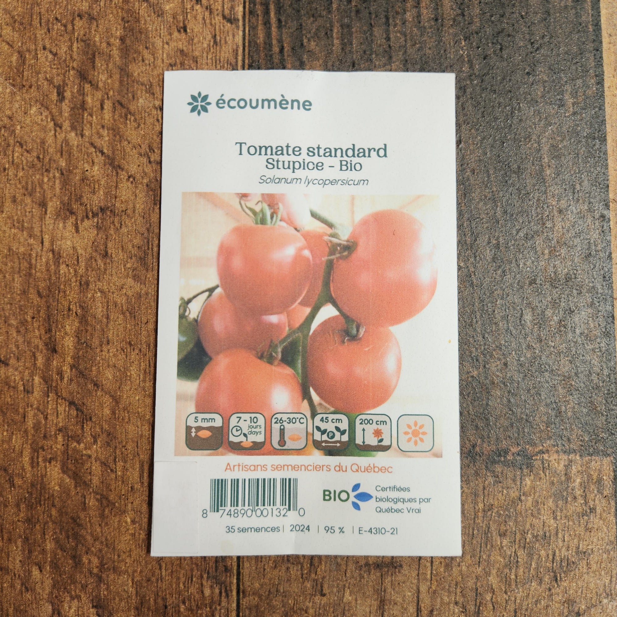 Organic 'Stupice' Tomato