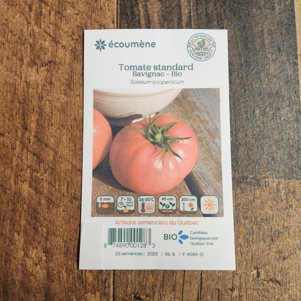 Organic 'Savignac' tomato