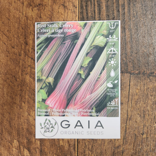  Celery 'Red Stalk' Organic 