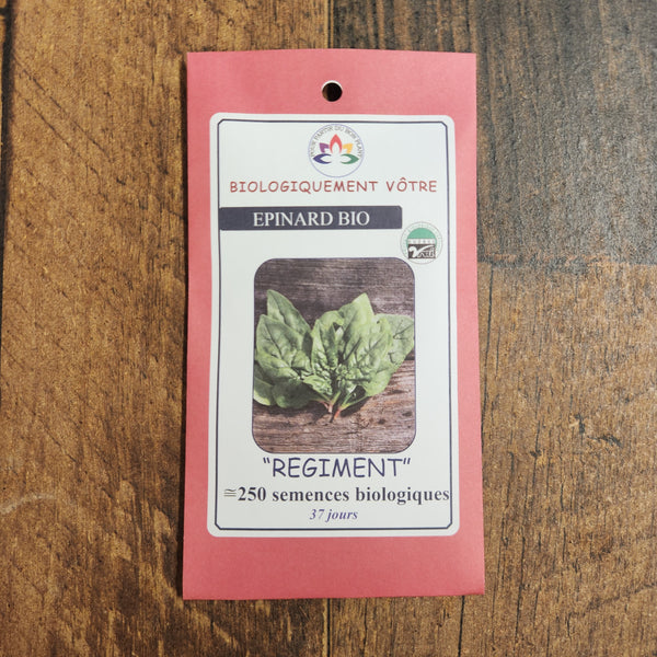 Organic 'Regiment' Spinach