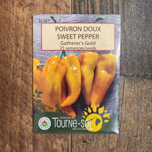 Organic 'Gatherer's Gold' yellow bell pepper
