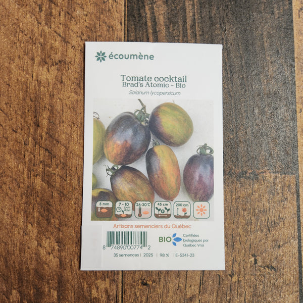 Organic 'Brad's Atomic' Cocktail Tomato
