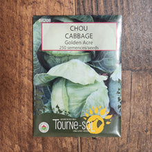 Organic 'Golden Acre' Cabbage