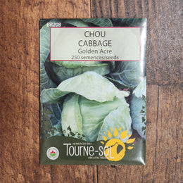 Organic 'Golden Acre' Cabbage