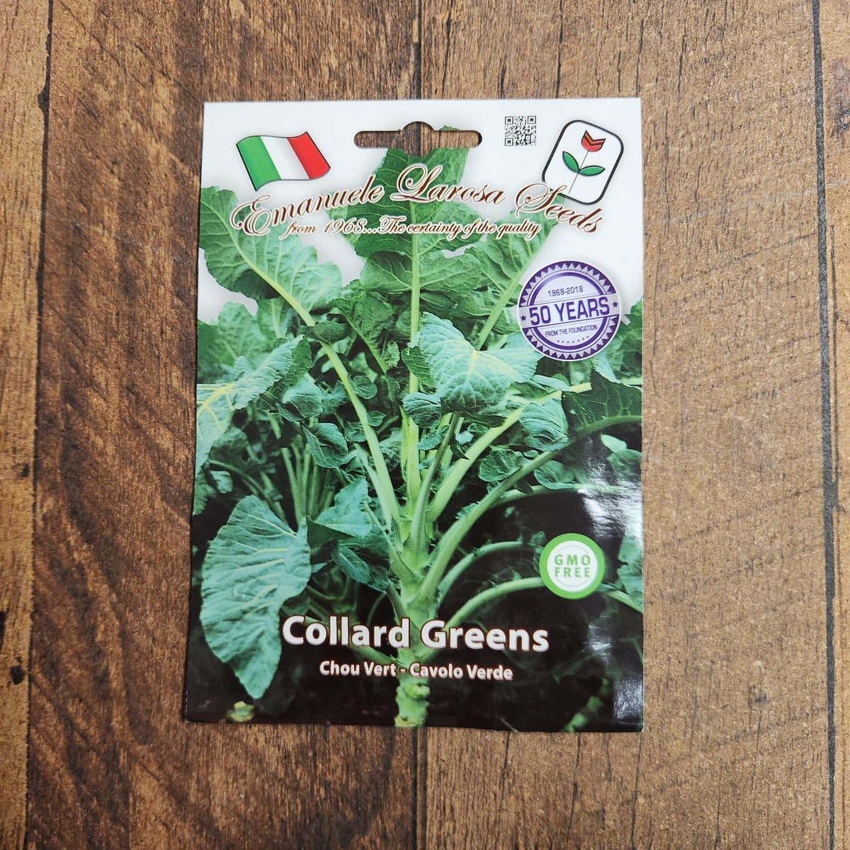 ‘Broccolo friulano’ collard greens (<em>Brassica oleracea var. acephala</em>)