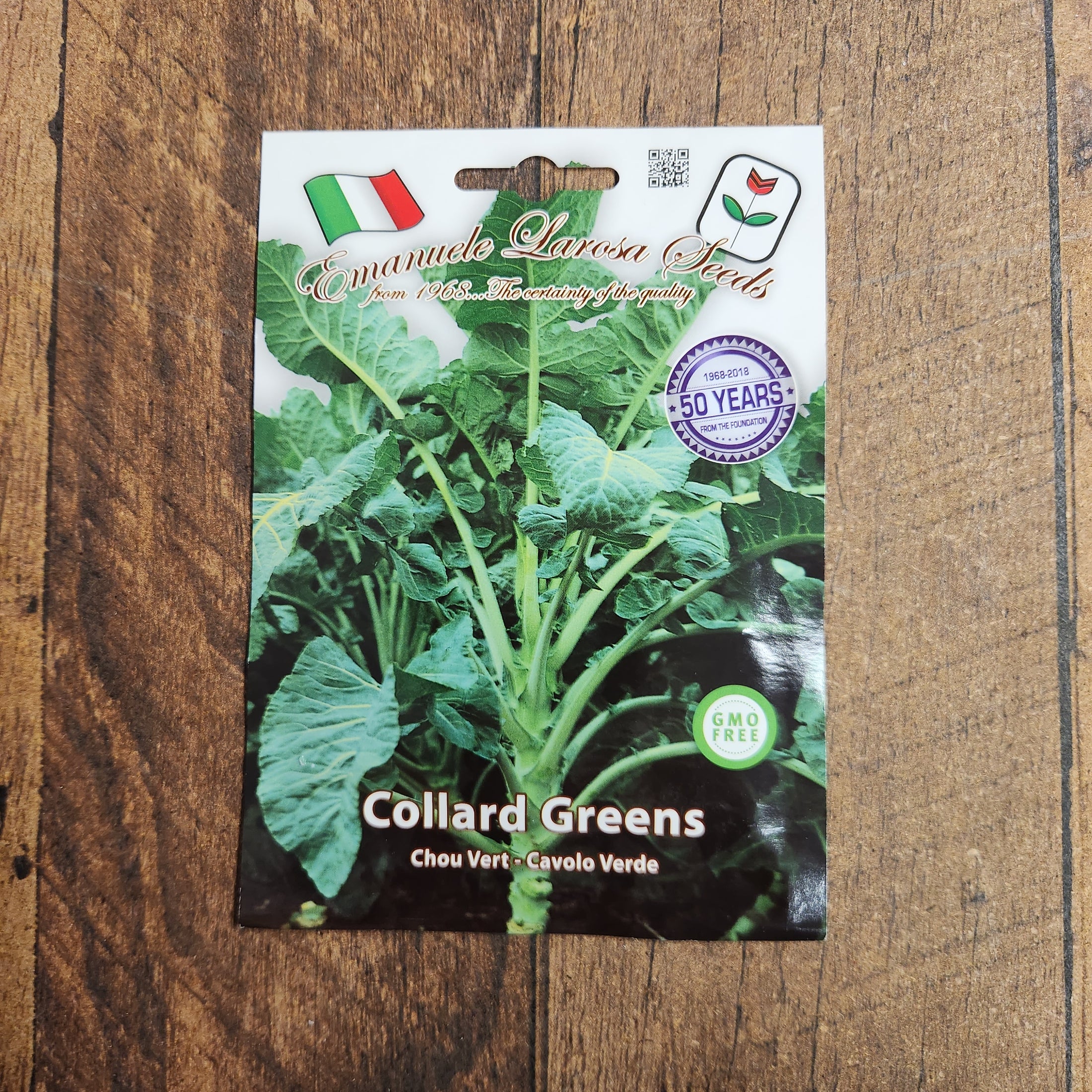 ‘Broccolo friulano’ collard greens (<em>Brassica oleracea var. acephala</em>)