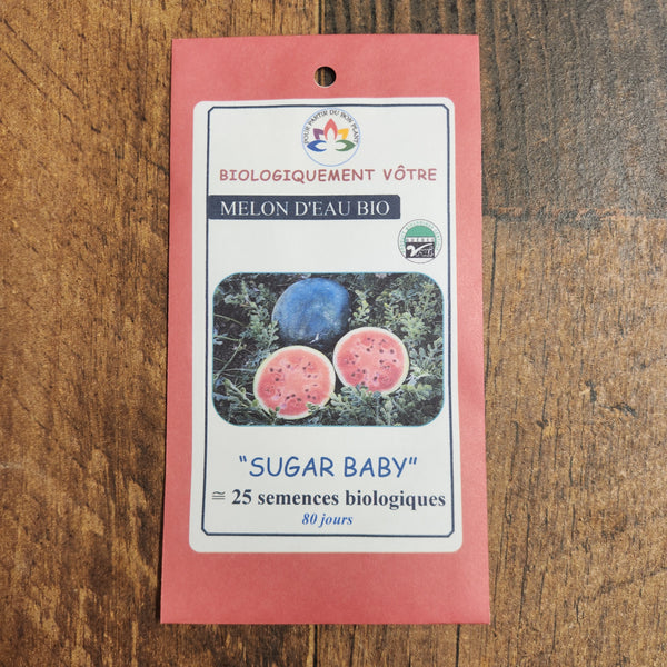 Organic 'Sugar Baby' Watermelon