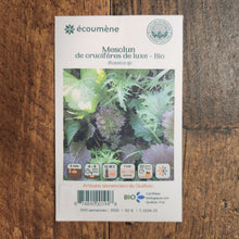 Organic luxury cruciferous mesclun