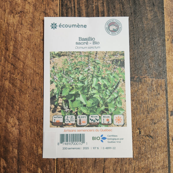 Basilic sacré bio