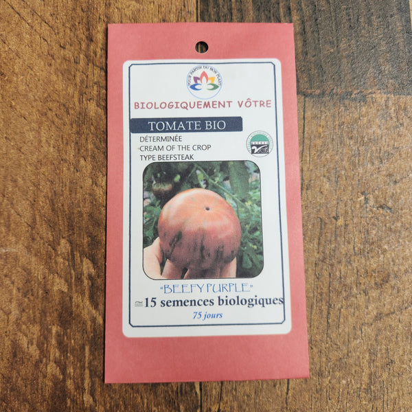 Tomato 'Beefy Purple' organic