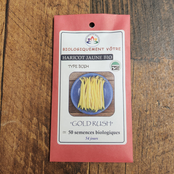 Organic 'Gold Rush' Yellow Bean