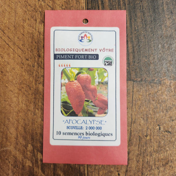 Hot pepper 'Apocalypse' organic