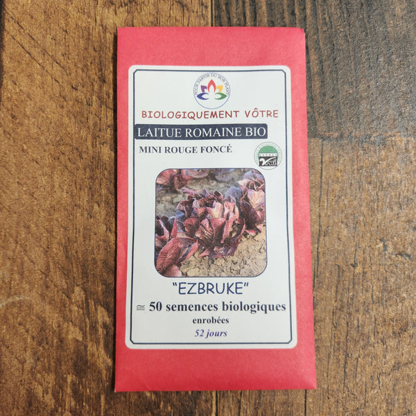 Organic 'Ezbruke' Romaine Lettuce