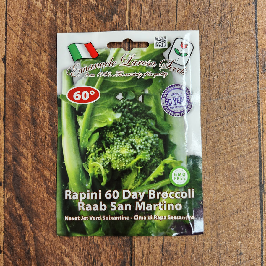 Rapini 'Broccoli Rabe Leccese di San Martino' (60 jours)
