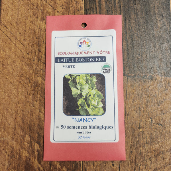 Organic 'Nancy' Green Boston Lettuce
