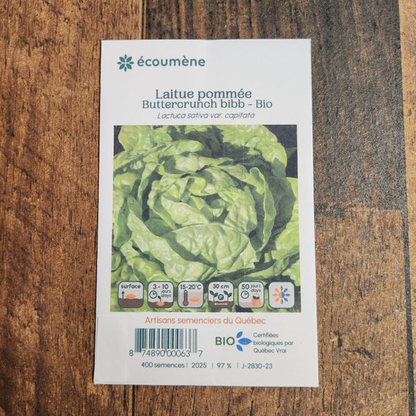 Organic Buttercrunch Bibb Lettuce