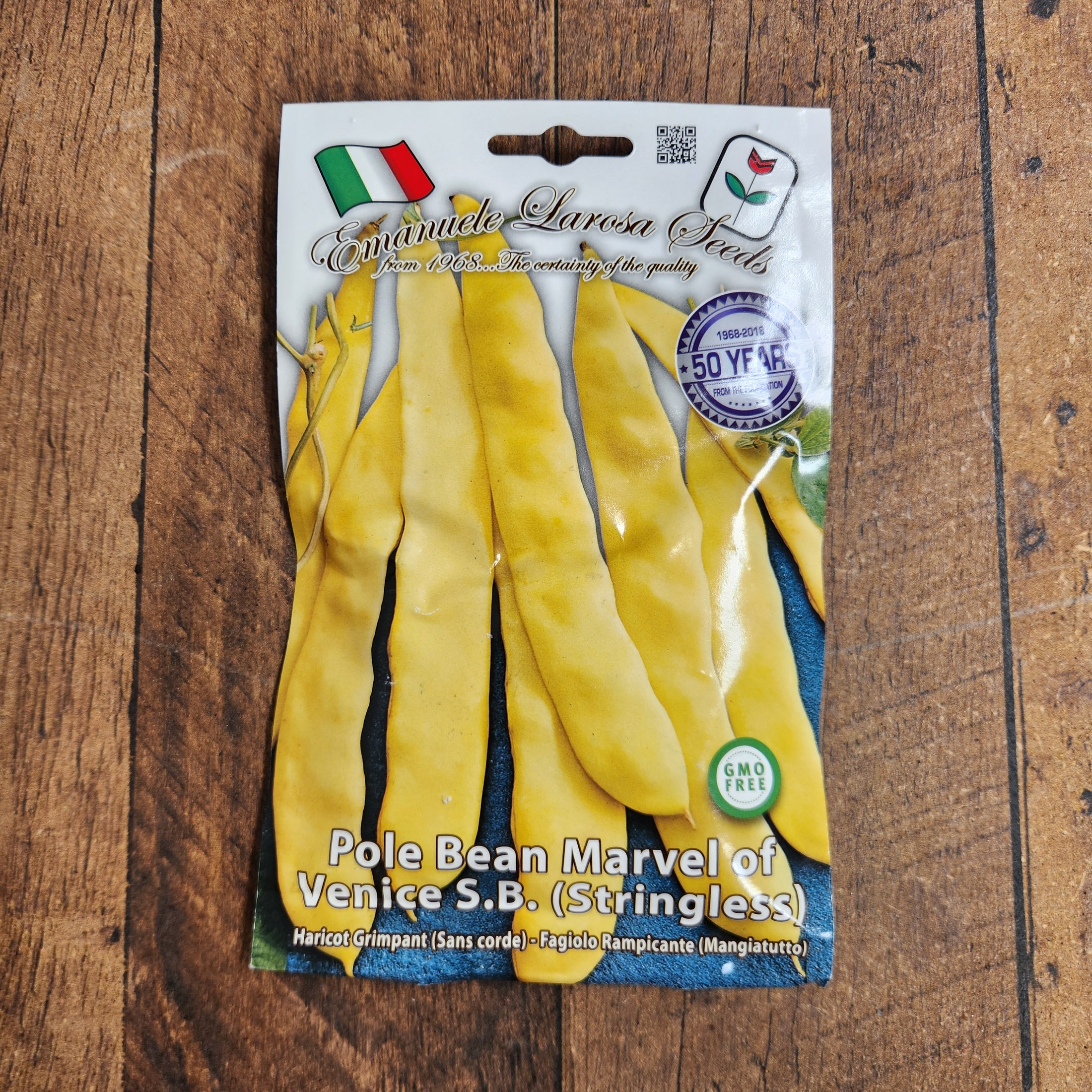 Pole bean 'Marvel of Venice S.B.'