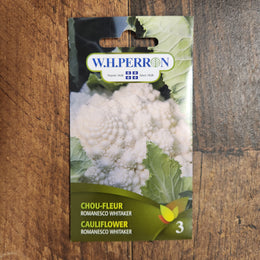 'Romanesco Whitaker' cauliflower