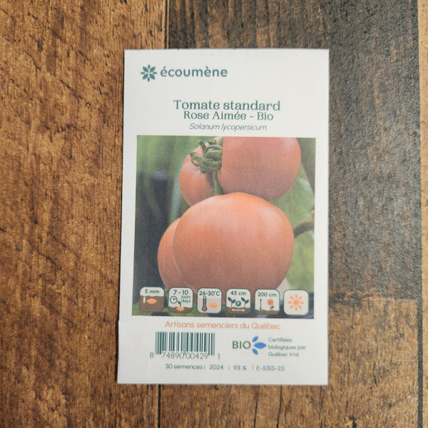 Organic 'Rose Aimee' Tomato