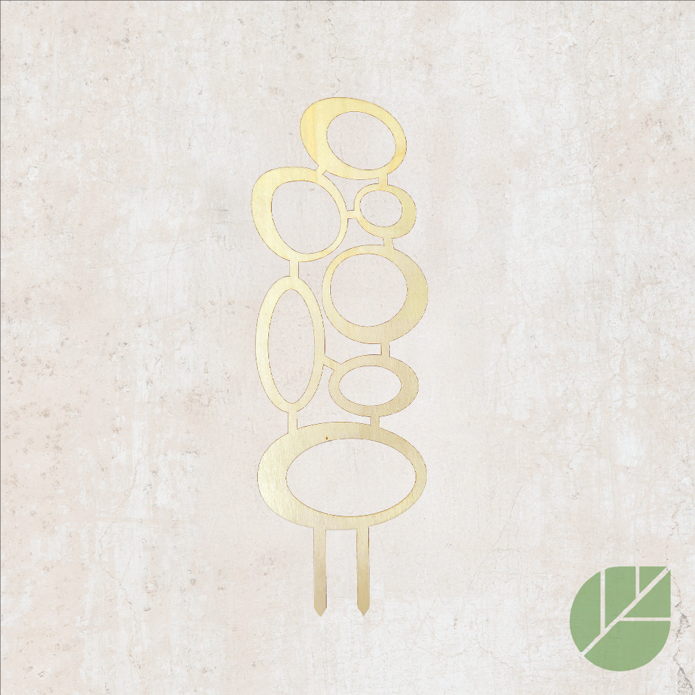 Abstract Wooden Stake 14'' x 5''