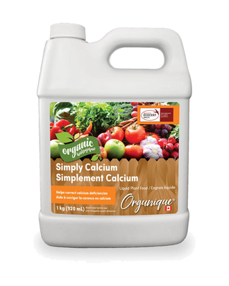 Orgunique Simply Calcium liquide — photo sur fond blanc