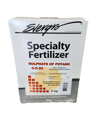 Sulfate de Potassium Evergro 0-0-50 — photo sur fond blanc