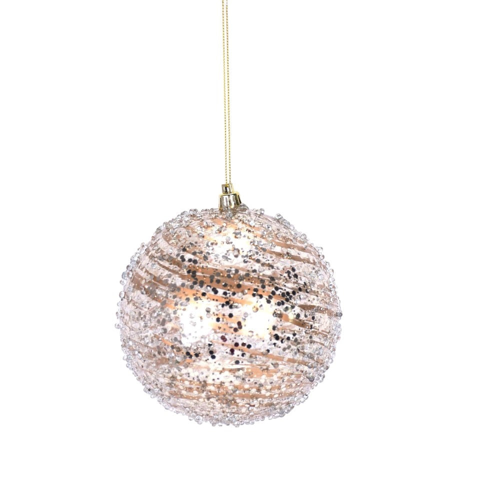 Boule en cristal à tourbillon scintillant