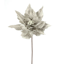 Tige de poinsettia bijou en velours