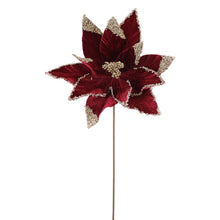 Tige de poinsettia scintillante
