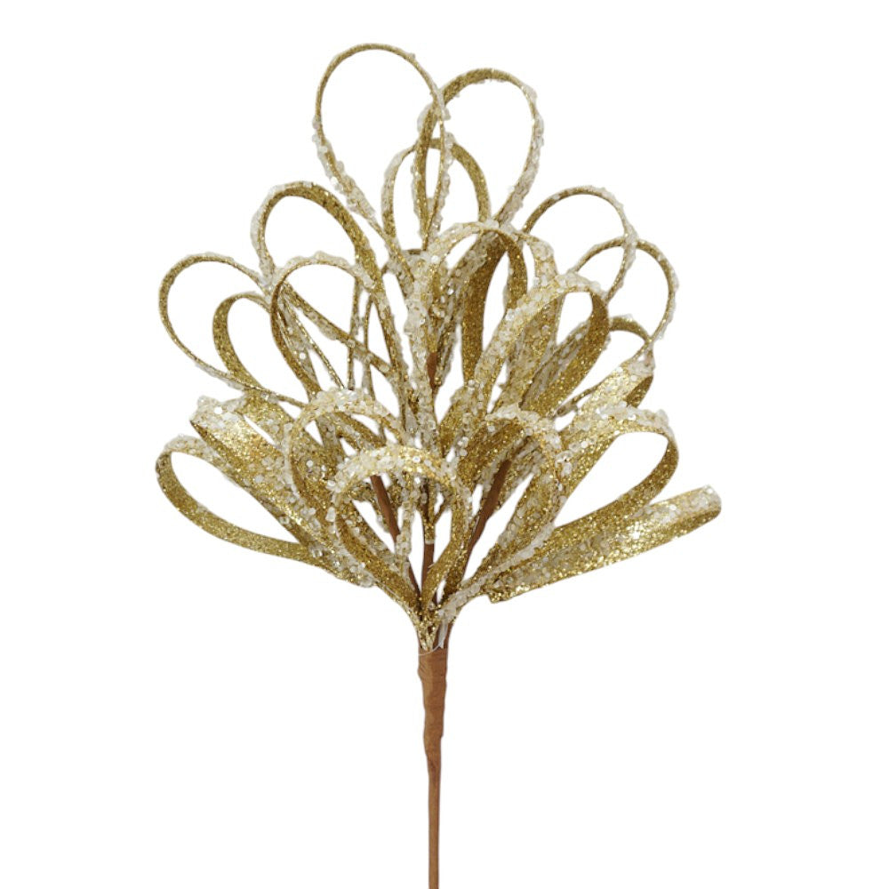 Tige à boucles scintillantes – Doré