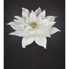 Tige géante de poinsettia en velours