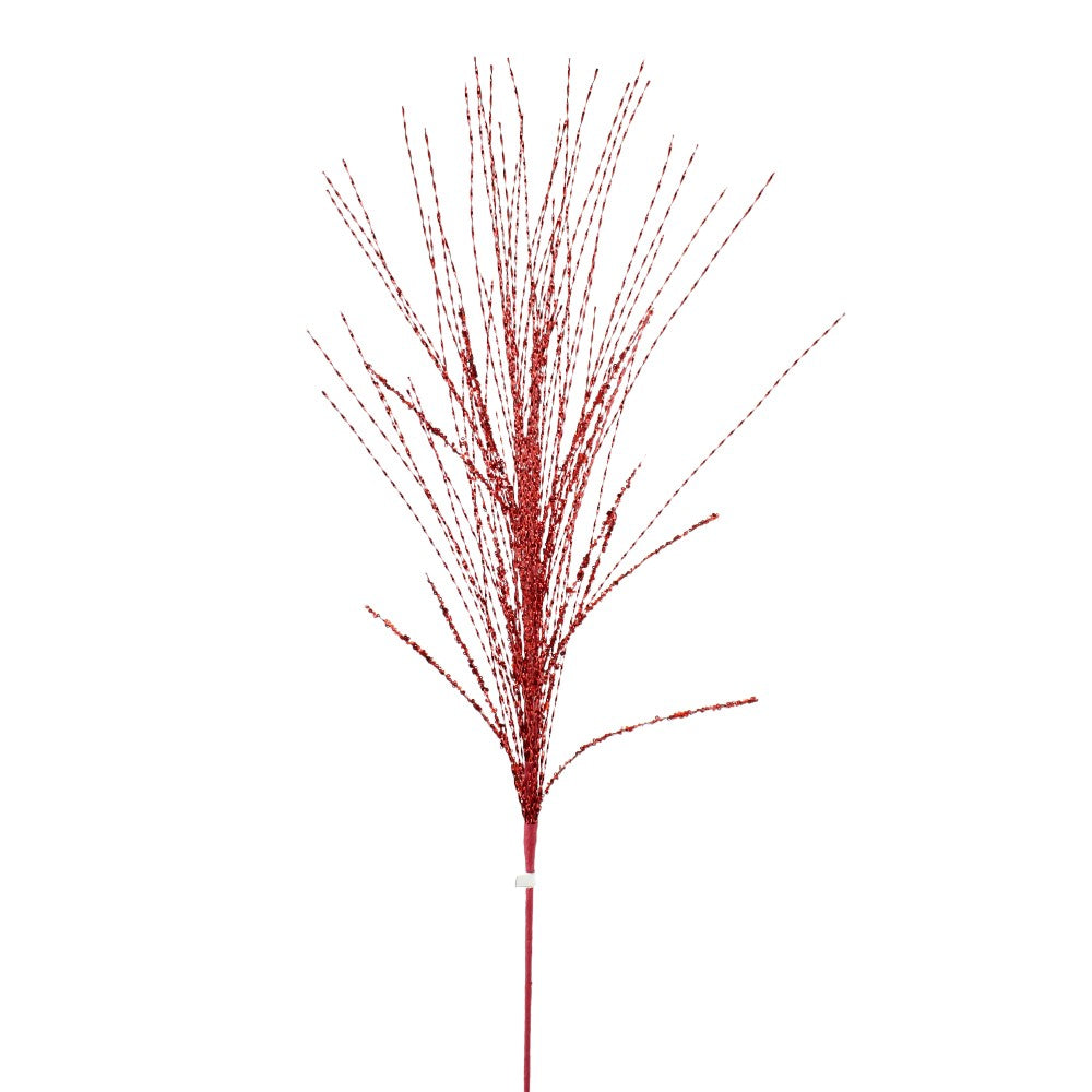 Tige de pin scintillante – Rouge – H. 33 po