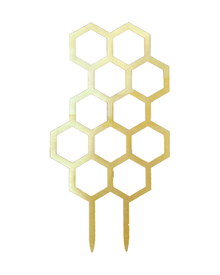Tuteur en bois Honeycomb 14'' x 7.5'' — photo sur fond blanc