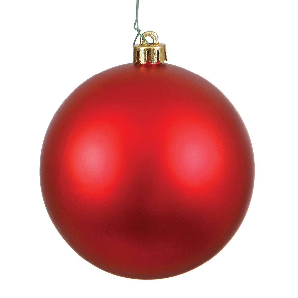 Boule de Noël rouge — fini mat