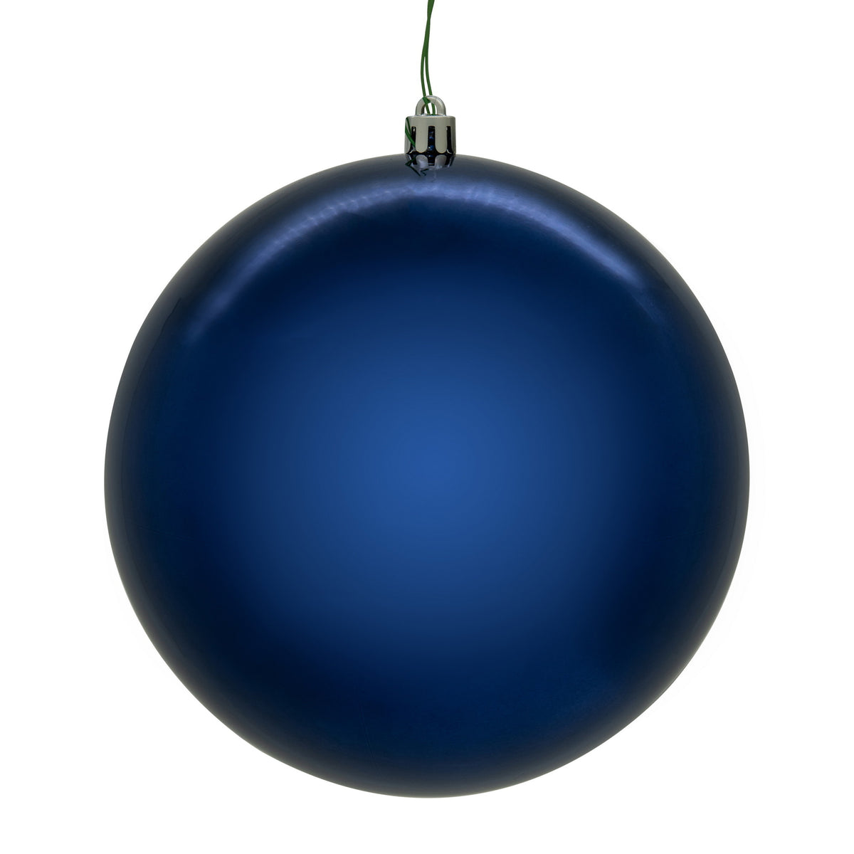 Boule de Noël bleu nuit — fini brillant — sans joint