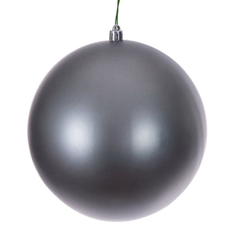 Boule de Noël étain — fini mat — sans joint