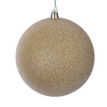 Boule de Noël givrée — or