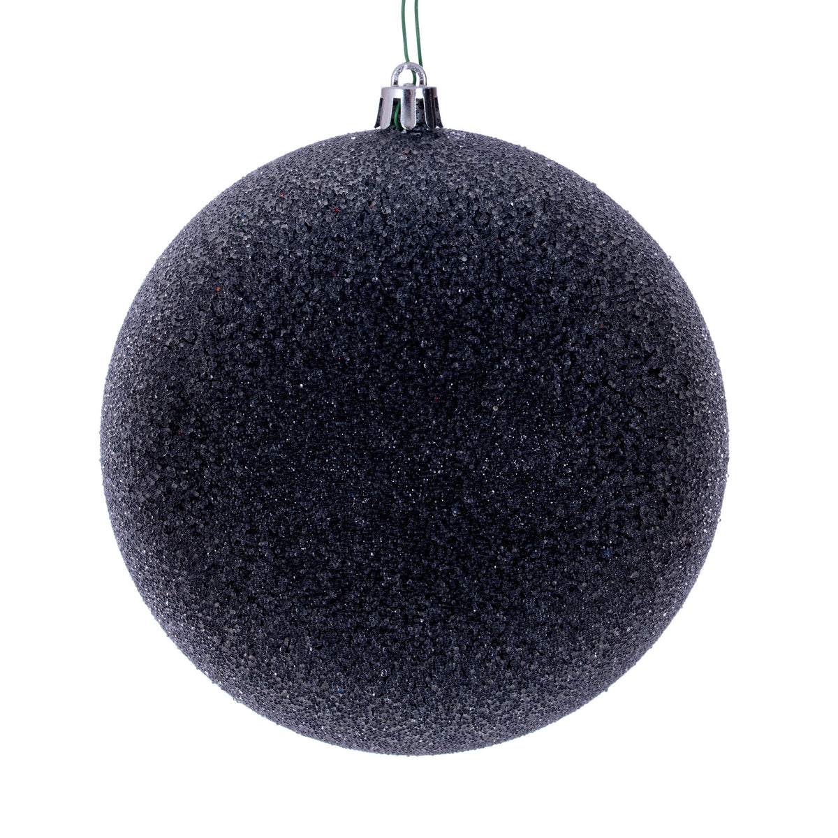 Boule de Noël givrée — noir