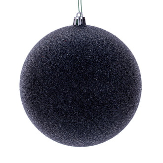 Boule de Noël givrée — noir