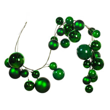 Guirlande de boules de Noël — vert