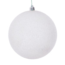 Boule de Noël givrée — blanc