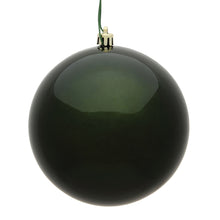 Boule de Noël vert mousse — fini à effet bonbon