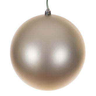 Boule de Noël champagne — fini mat — sans joint