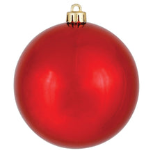 Boule de Noël rouge — fini brillant